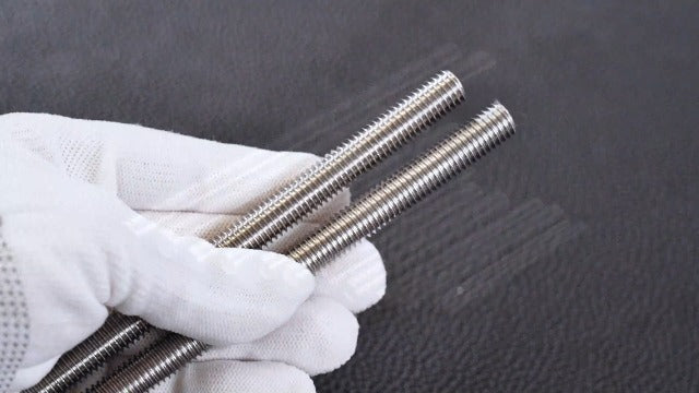 uxcell M8 x 50mm 304 Stainless Steel Fully Threaded Rods Bar Studs Fasteners 50 Pcs