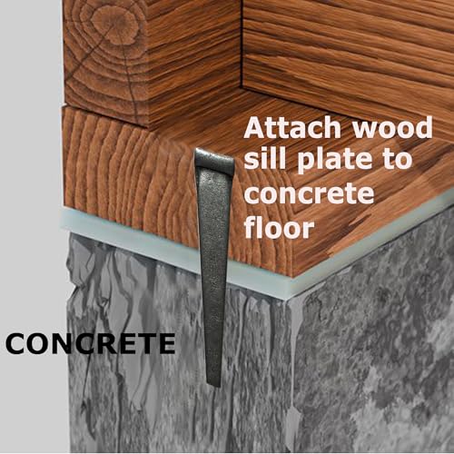 3”- 8d Cut Hardened Concrete Masonry nails for cinder block, concrete walls, cement board - 3.5 lb - Qty 100