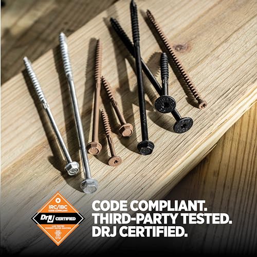 CAMO 3-1/2" x 5/16" Ledger + Multi-Ply Flat Head Structural Screw - 50 ct