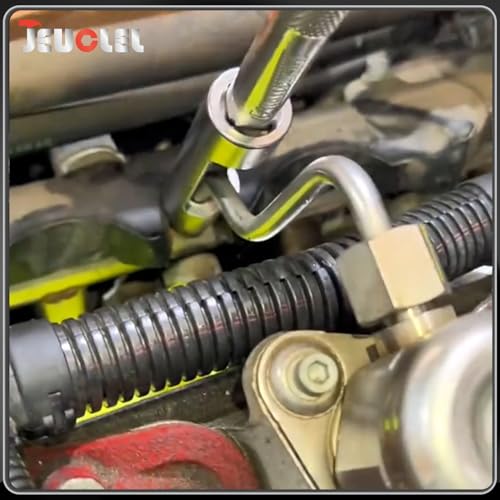 10PCS 10-27mm 1/2" 3/8" Diesel Injector Fuel Line Socket Wrench Set