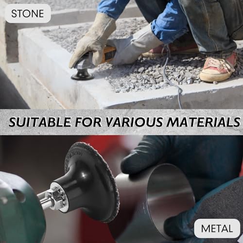 300 Pcs 2 Inch Sanding Discs 36 Grit Lock Die Grinder Sanding Disc Quick Change Disc Accessories for Surface Prep Strip Grind Polish Finish Burr Rust Paint Removal