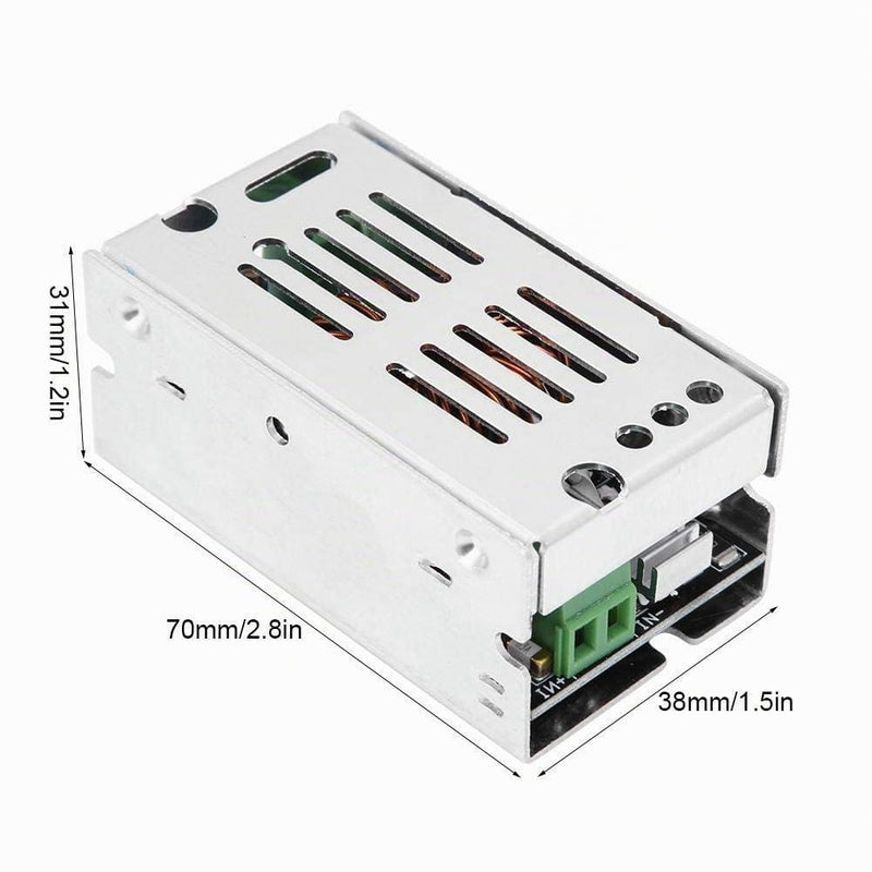 Boost Converter, Adjustable DC Voltage Converter, Step-Down Converter, Power Transformers, Input 10-90V, Output 2-60V, 70 x 38 x 31 mm