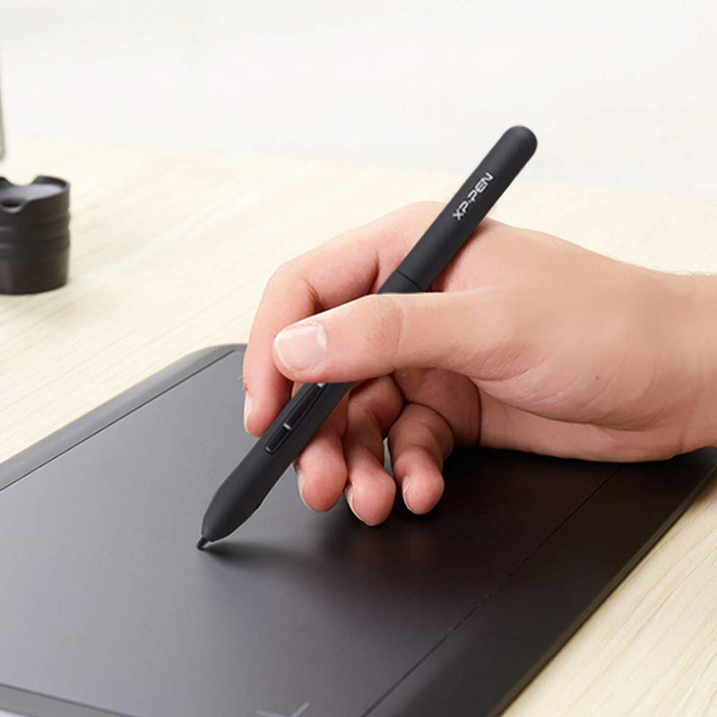 XPPen PN01 Battery-Free Stylus 8192 levels of Pen Pressure Sensitivity Compatible with XPPen Star03 Star06 StarG430S StarG640 M708 Graphic Drawing Tablet (Black)