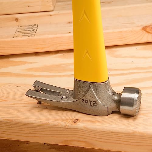 ESTWING Sure Strike Hammer, 21 oz Rip Claw Hammer, MRF21LM