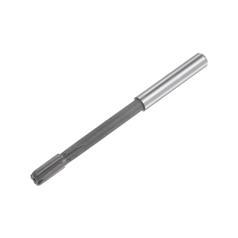 sourcing map Clamping Reamer 7.6mm H7 Carbide Tip Straight Flutes Round Shank Lathe Milling Cutter