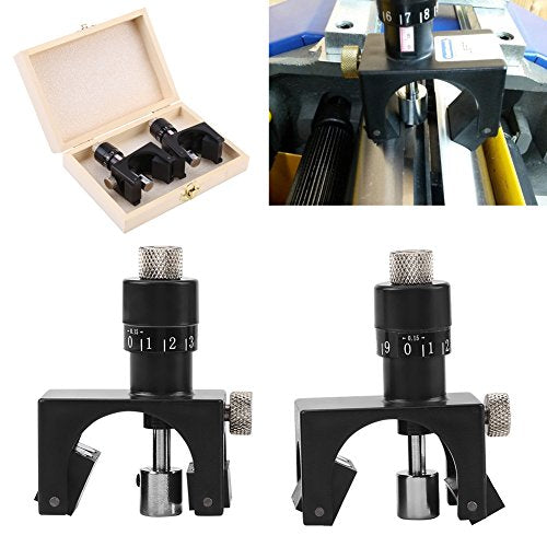 Planer Blade Setter, Akozon Jointer Planer Knife Set 2pcs Magnetic Planer Blade Setting Jig Gauge Setter Woodworking Tool
