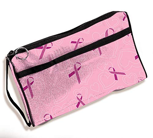 ADC Prosphyg 768 Pocket Aneroid Sphygmomanometer with Adcuff Nylon Blood Pressure Cuff, Adult, and Carrying Case, Breast Cancer Awareness Pink