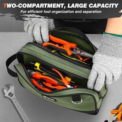 Tool Bag 15-Inch Bundle with 2 Pack Small Tool Bags