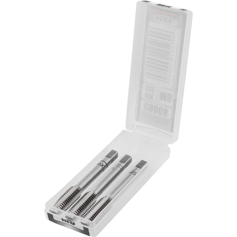 RICHMANN Tap Set M4 x 0.7 / HSS-G (TOP), Si-Cr, 3-Piece - Taper Tap, Middle Tap, Finishing Tap - Hand Tap Set - DIN 352, Tap / Fine Thread / Finishing Tap M4 x 0,7 taps