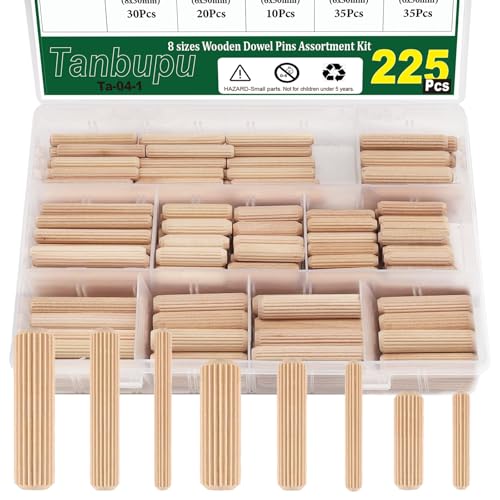 225 Wooden pins+115 Cam Locks