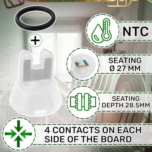 Water Turbidity Sensor NTC for Dishwasher C00362214 for Indesit