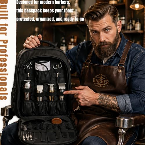 Barber Supplies Bag with USB & Headphone Port