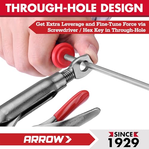ARROW 2PCS Curved Jaw Locking Pliers Set 7" & 10" 7&10inch