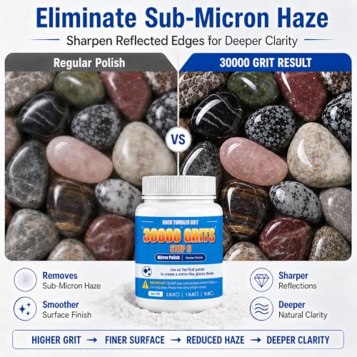 30000 Grit Aluminum Oxide & Red Cerium Oxide Polish Bundle