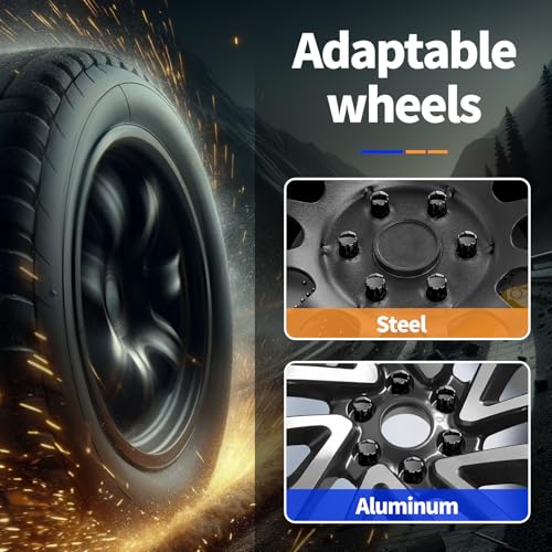 20pcs M12x1.25 Spline Lug Nut with 1 Socket Key Fit for Altima Rogue Pathfinder Xterra 350Z 370Z/Subaru Outback Forester, Infinit G35 G37, Closed End Conical Seat Lugnut for Aftermarket Wheel