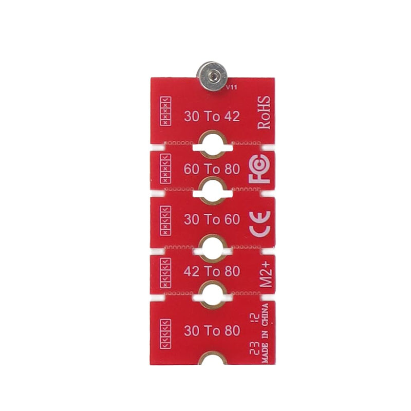 JMT NGFF NVME M2 M2PLUS 2230 to 2280 Adapter Card 2230, 2242, 2260, 2280 Extended Transfer Long Size Change for M.2 U.2 M3 M.3 SSD (10Pcs) 10Pcs