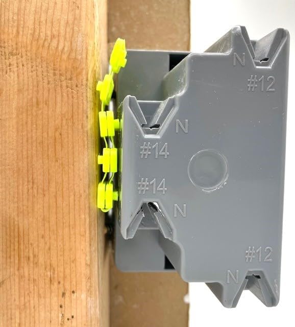 Spacers Shims for Loose Outlets and Tile Backsplash 2000pc. Spacer-N-Shim™ CONTRACTOR PACK (250 x 8-1/8" segments) Supports Switch and Receptacle in Electrical Box, Adjustable Caterpillar Style 250