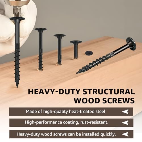 SDWS22312DBB-R50,0.22-Inch x 3.5-Inch Outdoor Accents Structural Wood Screw