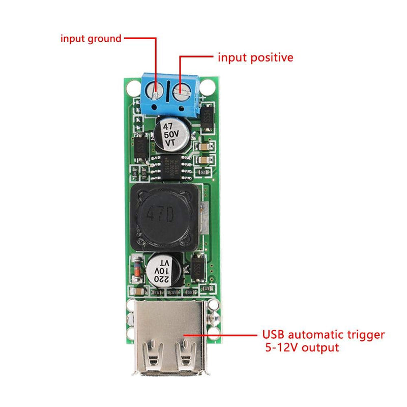 DC-DC Power Supply Buck Power Converter Voltage Converter Step Down Module 12V24V 6V-32V to 5V QC3.0 USB Fast Charging
