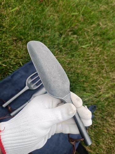 Heavy Duty Garden Tools Set with Elegant Design, 4-Piece Zinc Alloy Kit Includes Large Shovel, Hand Trowel, 2 & 4 Prong Cultivator for Gardening