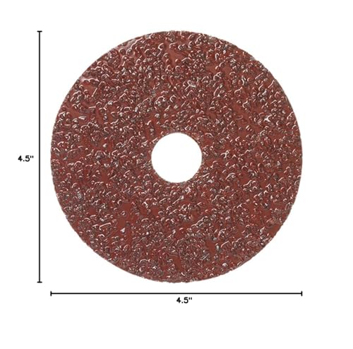 Mercer Industries 301016-4-1/2" x 7/8" Aluminum Oxide Resin Fiber Discs, 16 Grit (25 pack) 4-1/2 x 7/8 16 Grit (25 Pack)