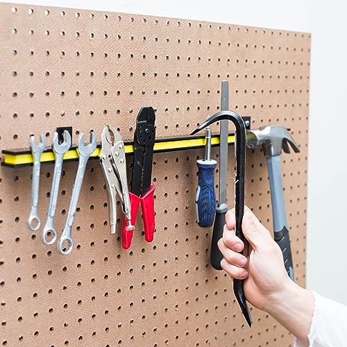 Master Magnetics 24" Magnetic Bar Tool Organizer - Easy to Install Magnet Storage Holder for House, Garage, Shed, or Job Site - Black Powder Coat 24"