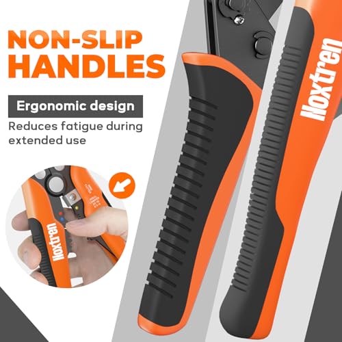 Wire Stripper and Crimping Tool Set, 2-Piece Electrical Tool Kit