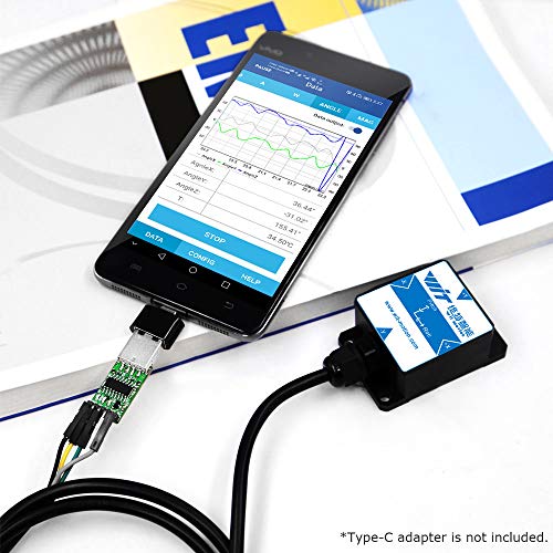 [Industrial-Grade Digital Inclinometer] SINDT-TTL 3-Axis Acceleration+Gyroscope++Angle+Quaternion, MPU6050 IP67 Waterproof Tilt Sensor, High Precision AHRS IMU Sensor