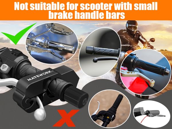 Motorcycle Lock Anti Theft Heavy Duty, Motorcycle Handlebar & Brake Lock with Helmet Lock, Bike Lock, Universal for All Bike Motorcycle Black