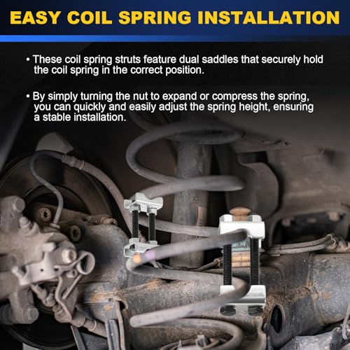 DASBET Adjustable 2-Way Coil Spring Spacers 8 Pack