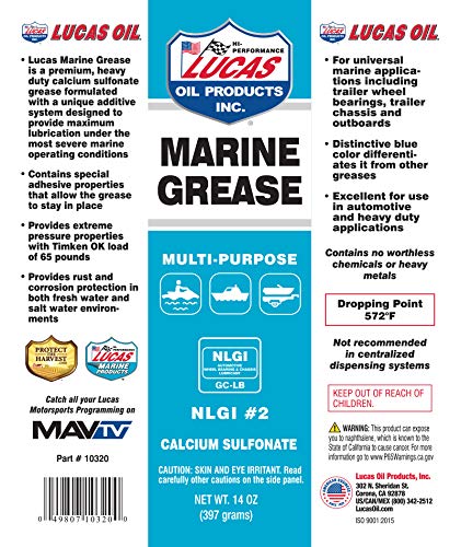 Lucas Oil 10320 Marine Grease - 14 Ounce 1