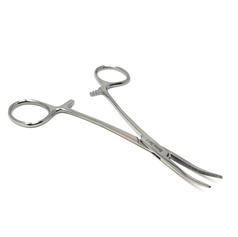 Stainless Steel CRILE Forceps 5.5" Curved Premium Grade AUTOCLAVABLE (HTI BRAND)