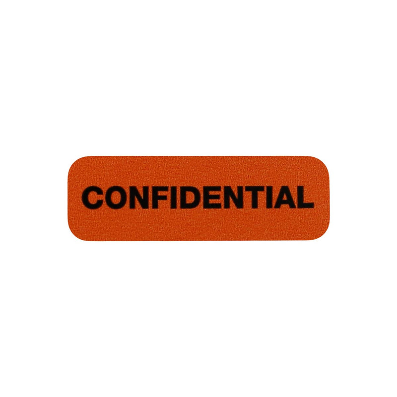 Confidential Medical Healthcare Labels, 0.5 x 1.5 Inch Rectangle, 500 Total Labels