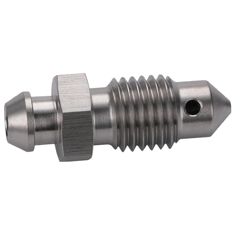 M10x1.0 Metric Stainless Steel Brake Caliper Bleeder Screw Nipple Fitting Adapter M10x1.0