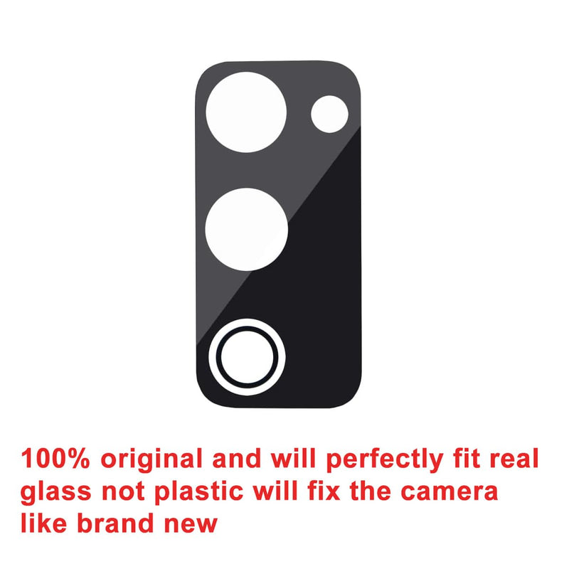 2 Set Back Rear Camera Lens Glass Replacement for Samsung Galaxy S20 FE 6.5 inches with pre-installed adhesive and Reparing Toolkit