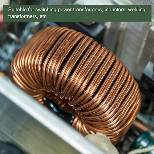 YOKIVE Toroid Core Ferrite Chokes Ring Iron Powder Inductor Ferrite Rings Good for Power Transformers (Black Grey 40.5 mm x 23.5 mm x 14.7 mm) Pack of 5