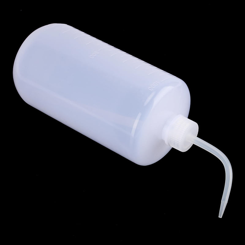 stonylab Chemical Wash Bottle, 4-Pack Plastic Safety Lab Squeeze Wash Bottle, LDPE with Narrow Mouth, 1000 ml / 4 Bottle