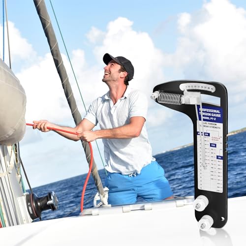 PT-2 Sailboat Rigging Tension Gauge, 2000 lbs