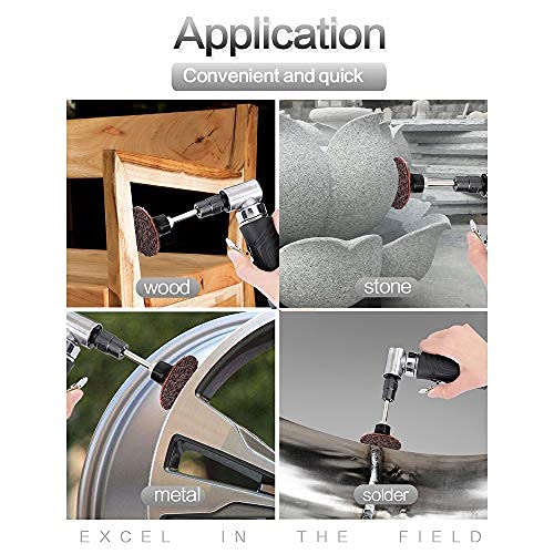 60Pcs 2 Inch Sanding Disc Set, Quick Change Disc Combination, 1/4 Inch Hold Fits Various Grinder. Widely Used for Surface Conditioning, Striping, Polishing, Finishing and Rust Paint Removal 60Pcs Quick Change Discs 2 Inch(Nylon main)