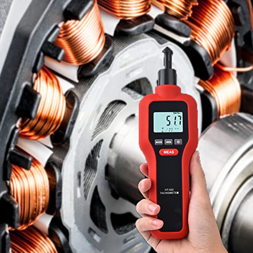 ThreeH Digital Speedometer Non-Contact Measurement Speed Speedometer High Accuracy RPM Gauge Marker Batteries Included