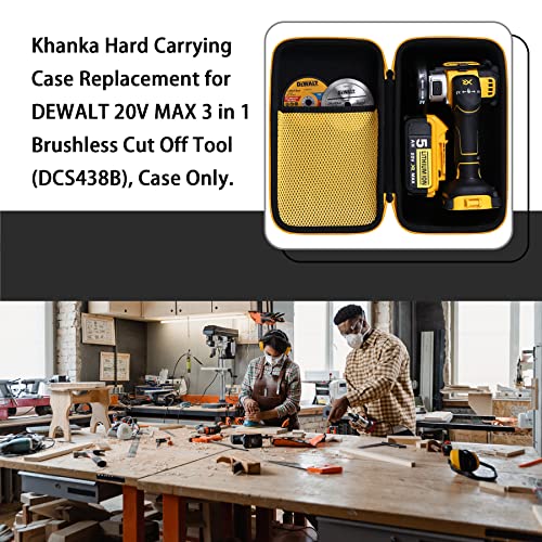 khanka Case for DEWALT DCS438B Cut Off Tool + ToughSound Pro Bluetooth Speaker, Case Only