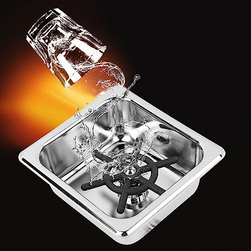 Automatic Stainless Steel Cup Washer Cleaner Glass Rinser for Hotel Bar Coffee Milk Tea Cup