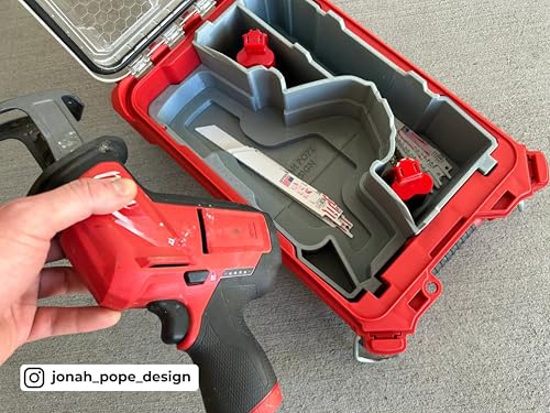 Jonah Pope Design 3d Printed Insert designed for M12 Hackzall and Packout Organizer (Insert only) (Black) Black