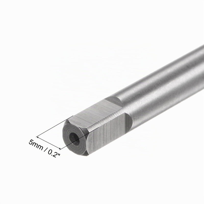 QUARKZMAN Metric Tap M8 x 1.25 H2 200 mm Extra Long Straight | Flute Tapping Machine Tap Thread Cutting Repair Tool M8 x 1,25 x 200mm
