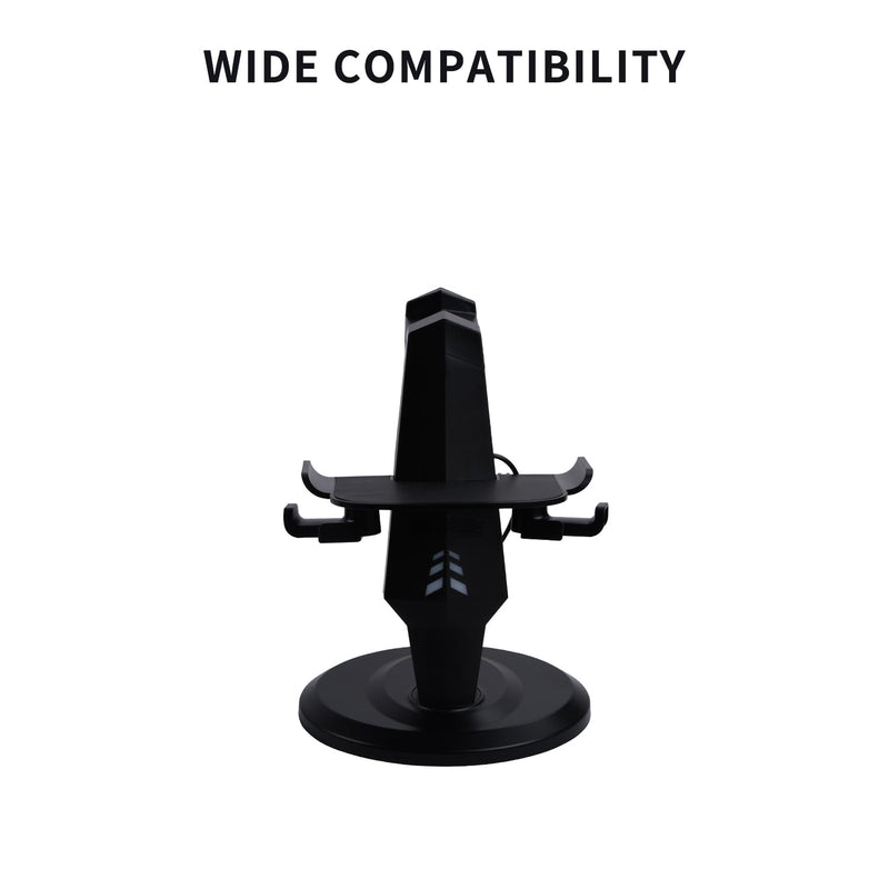 TechKen Charging Stand for Meta Quest 2, VR Headset Charging Dock for Quest 2 Accessories Stand Holder, VR Controllers Holder