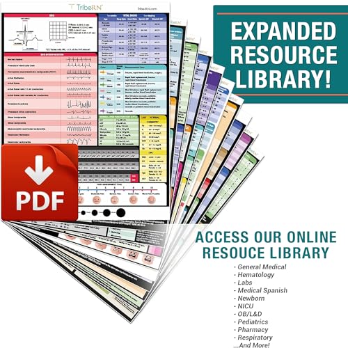 BadgeGuru by Tribe RN - 52 Cheat Sheets on 26 Nurse Badge Cards - Designed by Nurses - Essential for Nurses and Nursing Students - Bonus Access to Standard