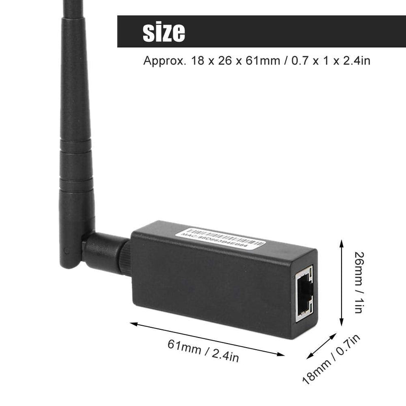 Serial Device Server, RS485 to Serial Server with External Antenna RJ45 Interface Ethernet Converter Module convert printer to printer server
