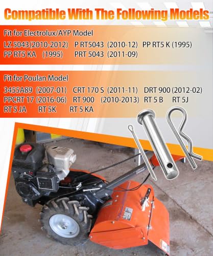 532132673 532003146 Clevis Pin and Clip Set,4 Pins and 4 Clips