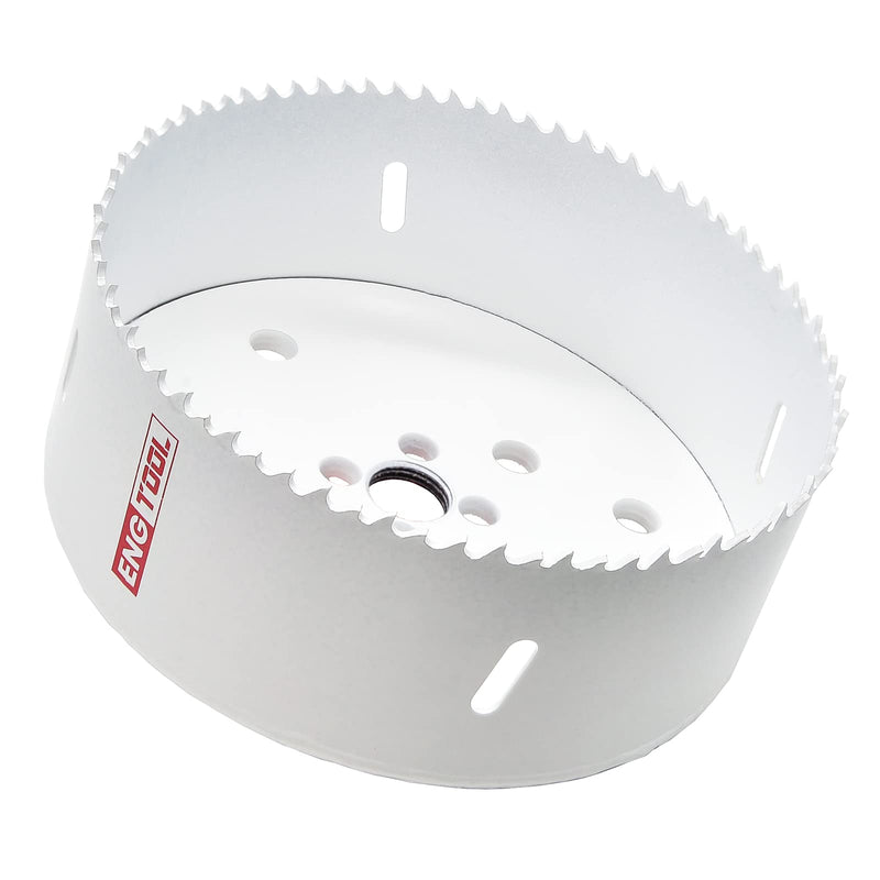 MaxTool 6-1/4" Bi-Metal Hole Saw 159mm Cobalt High Speed Steel M42 Bimetal Holesaw with 1.5" Deep 5/8-18 Thread for Metal Wood Plastic; BM42W38R616A 6-1/4"