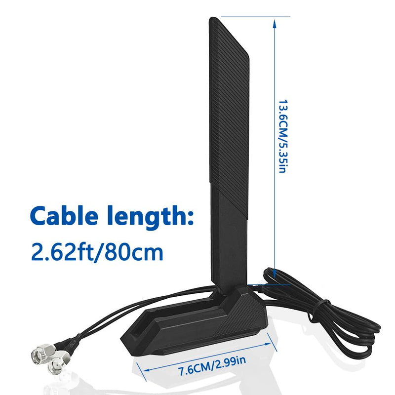 GinTai WiFi 6E WiFi Antenna Cable for ASUS Z690 ProArt, Gaming TUF, Creatorseries